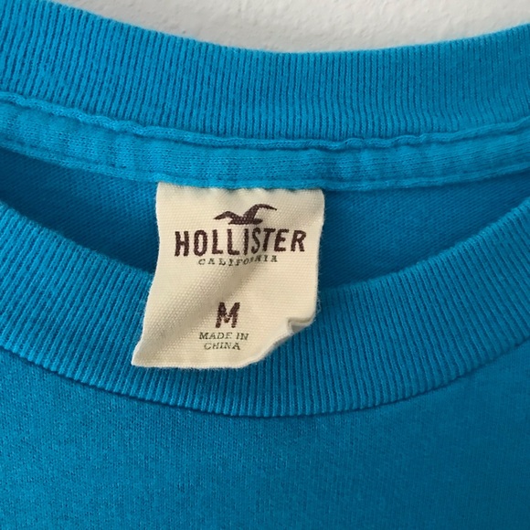 ✨3/$20✨ HP🥳 Hollister Men’s T-shirt Medium Blue Tee Shirt - Picture 3 of 5